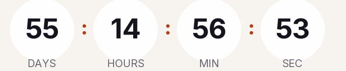 Sample countdown, light