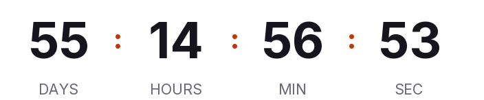 Sample countdown, transparent