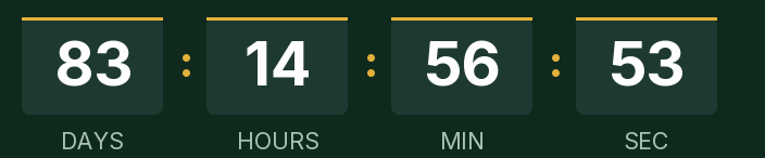 Sample countdown, dark