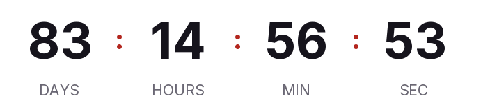 Sample countdown, transparent