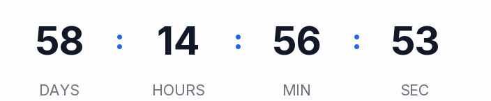 Sample countdown, light