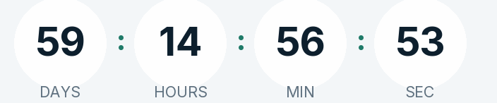 Sample countdown, light