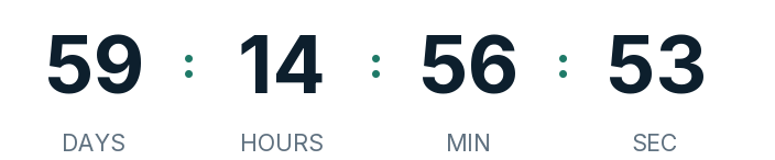 Sample countdown, transparent