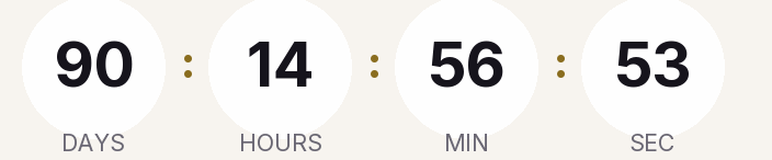 Sample countdown, light