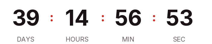 Sample countdown, transparent