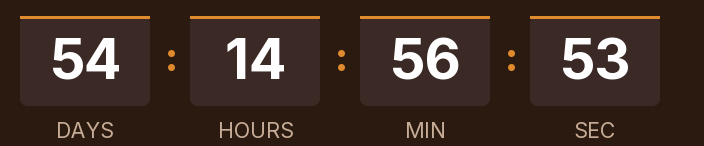 Sample countdown, dark
